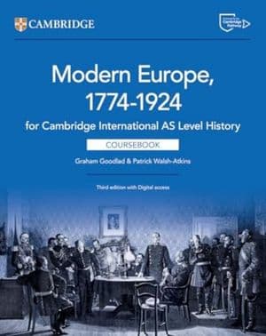 Copertina Cambridge International As Level History Modern Europe 1774-1924