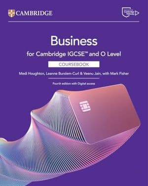 Copertina Cambridge Igcse And O Level Business 4Th Edition