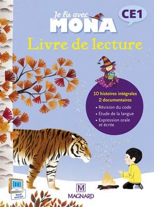 Copertina Je Lis Avec Mona Ce1 - Livre De Lecture