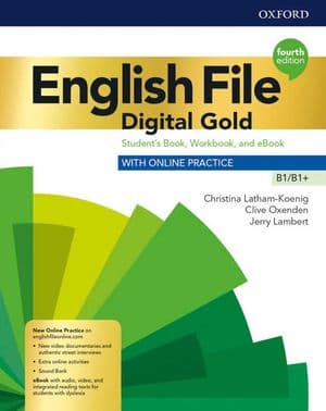 Copertina English File Digital Gold B1-B1+ 4Ed