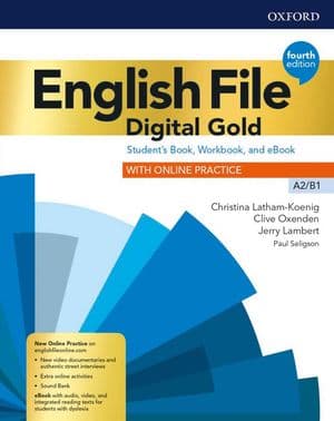 Copertina English File Digital Gold A2-B1 4Ed