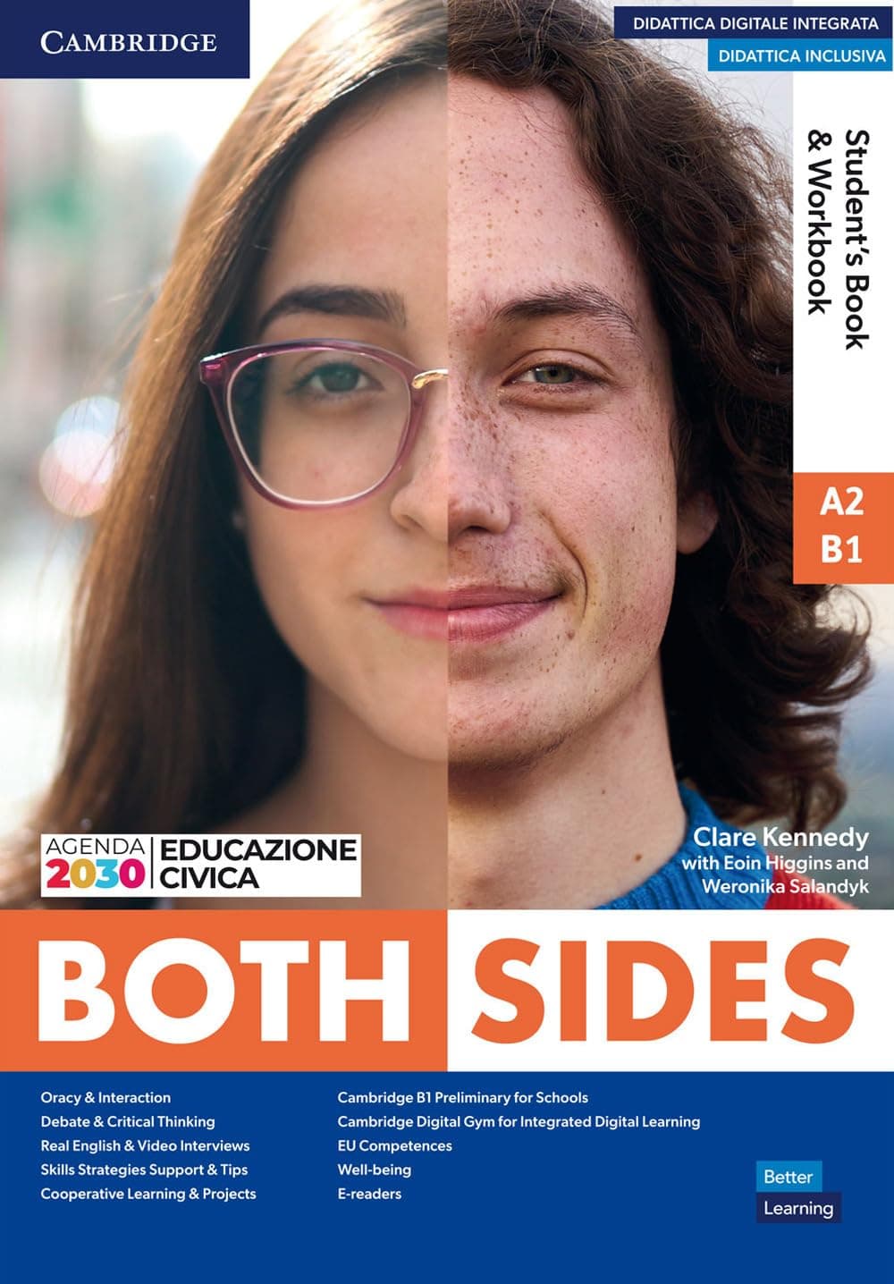 Both Sides Level A2/B1 Student'S Book/Workbook Combo With Ebook