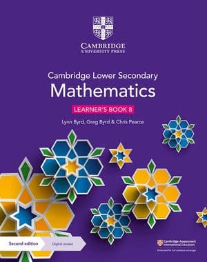 Copertina Cambridge Lower Secondary Mathematics 2Ed. 8 Learner'S Book+Digital Access