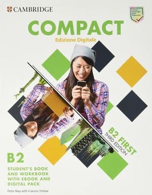 Copertina Compact First 3Rd Student'S Book And Workbook With Ebook (Italian Edition)