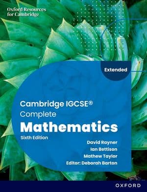 Copertina Igcse: Compl Maths Extend (6Ed) - Sb