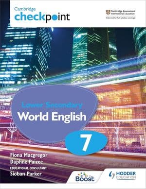 Copertina Cambridge Checkpoint Lower Secondary World English Student'S Book 7