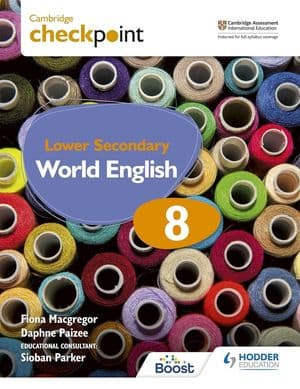 Copertina Cambridge Checkpoint Lower Secondary World English Student'S Book 8