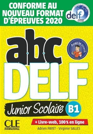 Copertina Abc Delf Junior Scolaire B1 2Ed+Livre Web+Dvd Edition 20