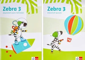 Copertina Zebra3 Arbeitscheft Sprache, Arbeitsheft Le-Sen/Schreiben