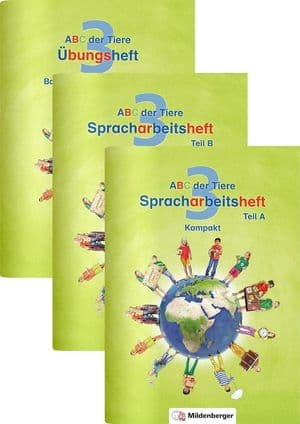 Copertina Abz Der Tiere 3 Spracharbeitsheft Kompact- Teil A/B