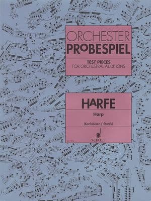 Copertina Orchester Probe Spiel Harfe