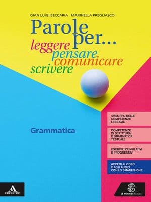 Copertina Parole Per... Leggere, Pensare, Comunicare, Scrivere.