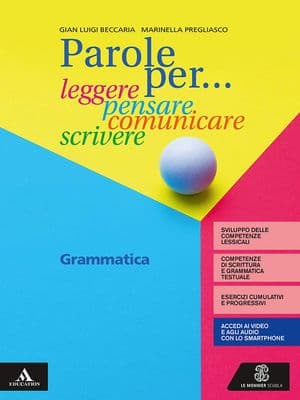 Copertina Parole Per... Leggere, Pensare, Comunicare, Scrivere