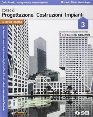 Copertina Corso Di Progettazione Costruzione Impianti 3 - Seconda Edizione
