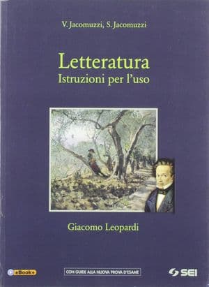 Copertina Letteratura. Istruzioni Per L'Uso - Giacomo Leopardi