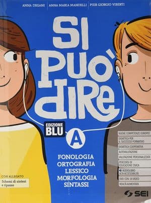 Copertina Si Puo' Dire - Edizione Blu - Semipack (Con Laboratorio)