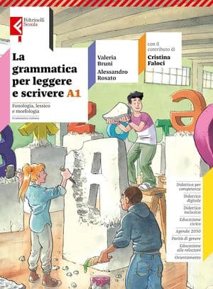Copertina Grammatica Per Leggere E Scrivere Volume A1 + Volume A2  (La)