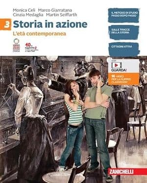 Copertina Storia In Azione - Confezione Volume 3 + Atlante Storico (Ldm)