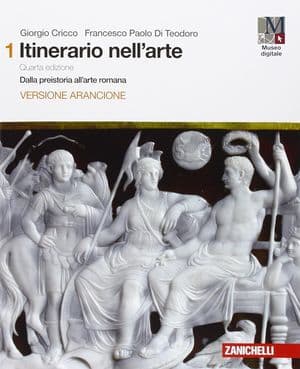 Copertina Itinerario Nell'Arte 4A Edizione Versione Arancione - Vol. 1 + Museo (Ldm)