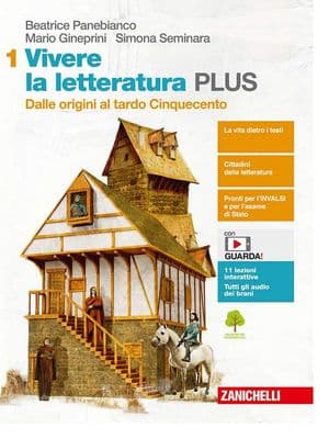 Copertina Vivere La Letteratura Plus - Conf. Vol. 1 + Antologia Della Commedia (Ldm)