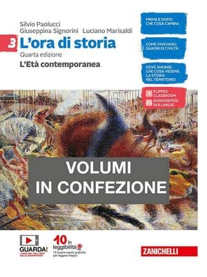 Copertina Ora Di Storia (L') - Confezione Volume 3 + Atlante Storico (Ldm)