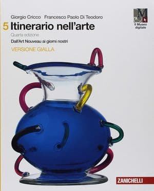 Copertina Itinerario Nell'Arte 4A Edizione Versione Gialla - Volume 5 Con Museo (Ldm)