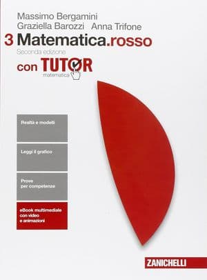 Copertina Matematica.Rosso 2Ed. - Volume 3 Con Tutor (Ldm)