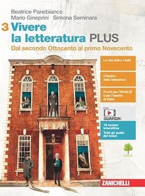 Copertina Vivere La Letteratura Plus - Conf. Vol. 3 + Vol. 4 (Ldm)