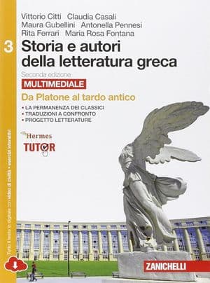 Copertina Storia E Autori Della Letteratura Greca 2Ed  - Volume 3 Multimediale (Ldm)