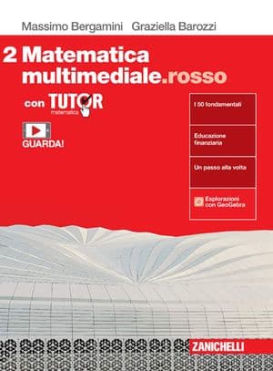 Copertina Matematica Multimediale.Rosso - Vol. 2 Con Tutor (Ldm)