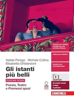 Copertina Gli Istanti Piã Belli Edizione Rossa - Poesia, Teatro E Promessi Sposi (Ldm)