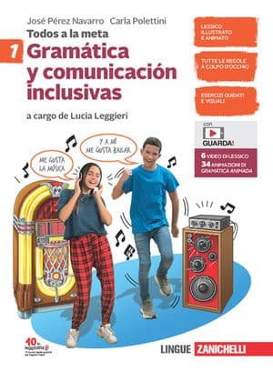 Copertina Todos A La Meta - GramãTica Y ComunicaciãN Inclusivas 1 (Ldm)