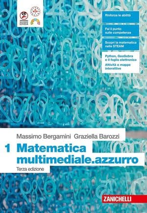 Copertina Matematica Multimediale.Azzurro 3Ed. - Volume 1 (Ldm)