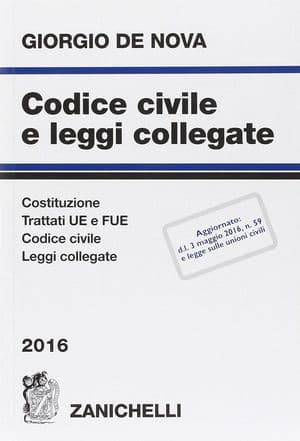 Copertina Codice Civile E Leggi Collegate 2016