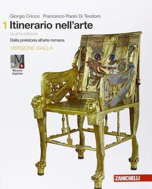 Copertina Itinerario Nell'Arte. 4A Edizione Versione Gialla - Volume 1 + Museo (Ldm)