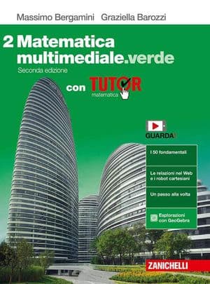 Copertina Matematica Multimediale.Verde 2Ed. - Vol. 2 Con Tutor (Ldm)