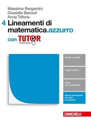 Copertina Lineamenti Di Matematica.Azzurro  - Volume 4 Con Tutor (Ldm)