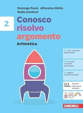Copertina Conosco, Risolvo, Argomento - Confezione Aritmetica 2 + Geometria 2 (Ldm)