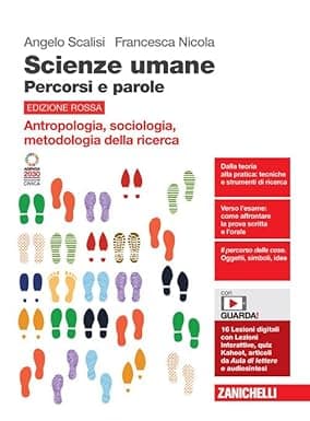 Copertina Scienze Umane. Percorsi E Parole Edizione Rossa (Ldm)