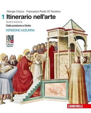 Copertina Itinerario Nell'Arte  4A Edizione Versione Azzurra - Volume 1 + Museo (Ldm)