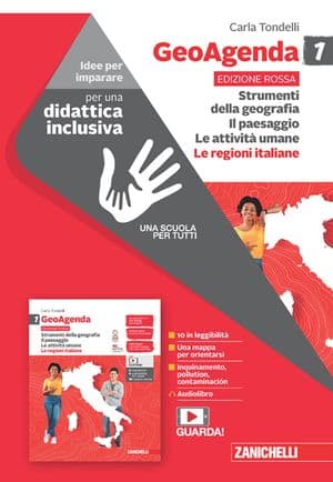 Copertina Geoagenda Edizione Rossa - Idee Per Imparare Volume 1 Con Le Regioni Italiane