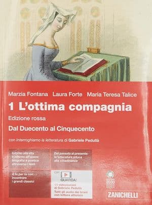 Copertina Ottima Compagnia (L') - Ed.Rossa Conf. 1 + Divina Commedia + Scrivere (Ldm)
