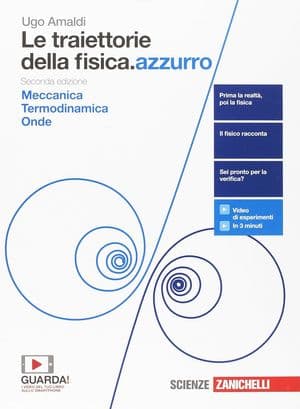 Copertina Traiettorie Della Fisica Azzurro 2Ed  (Le) - Volume Secondo Biennio (Ldm)