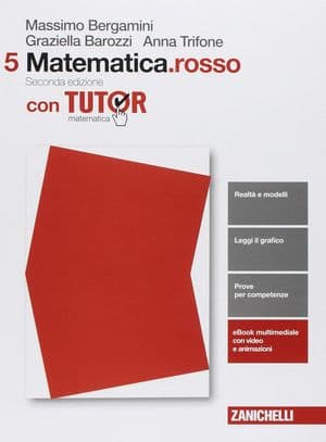 Copertina Matematica.Rosso 2Ed. - Volume 5 Con Tutor (Ldm)