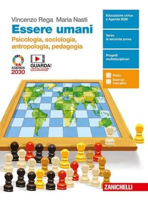 Copertina Essere Umani  - Vol. Secondo Biennio + Pedagogia (Ldm)