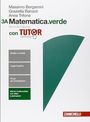 Copertina Matematica.Verde 2Ed. - Confezione 3 Con Tutor (Ldm)