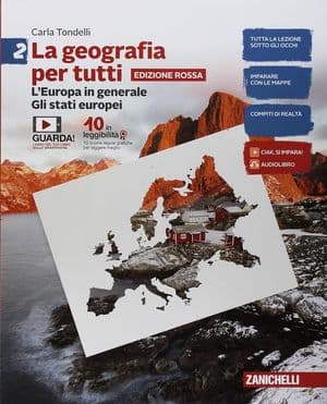Copertina Geografia Per Tutti (La) - Edizione Rossa  - Volume 2 (Ldm)