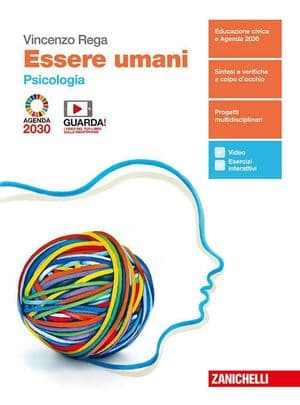 Copertina Essere Umani  - Vol. Primo Biennio Psicologia (Ldm)