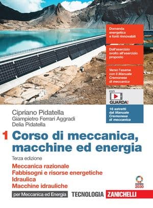 Copertina Corso Di Meccanica, Macchine Ed Energia 3Ed. 1 Per Meccanica Ed Energia (Ldm)