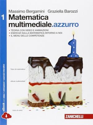 Copertina Matematica Mult  Azzurro - Vol  1 Azzurro Multimediale (Ldm)